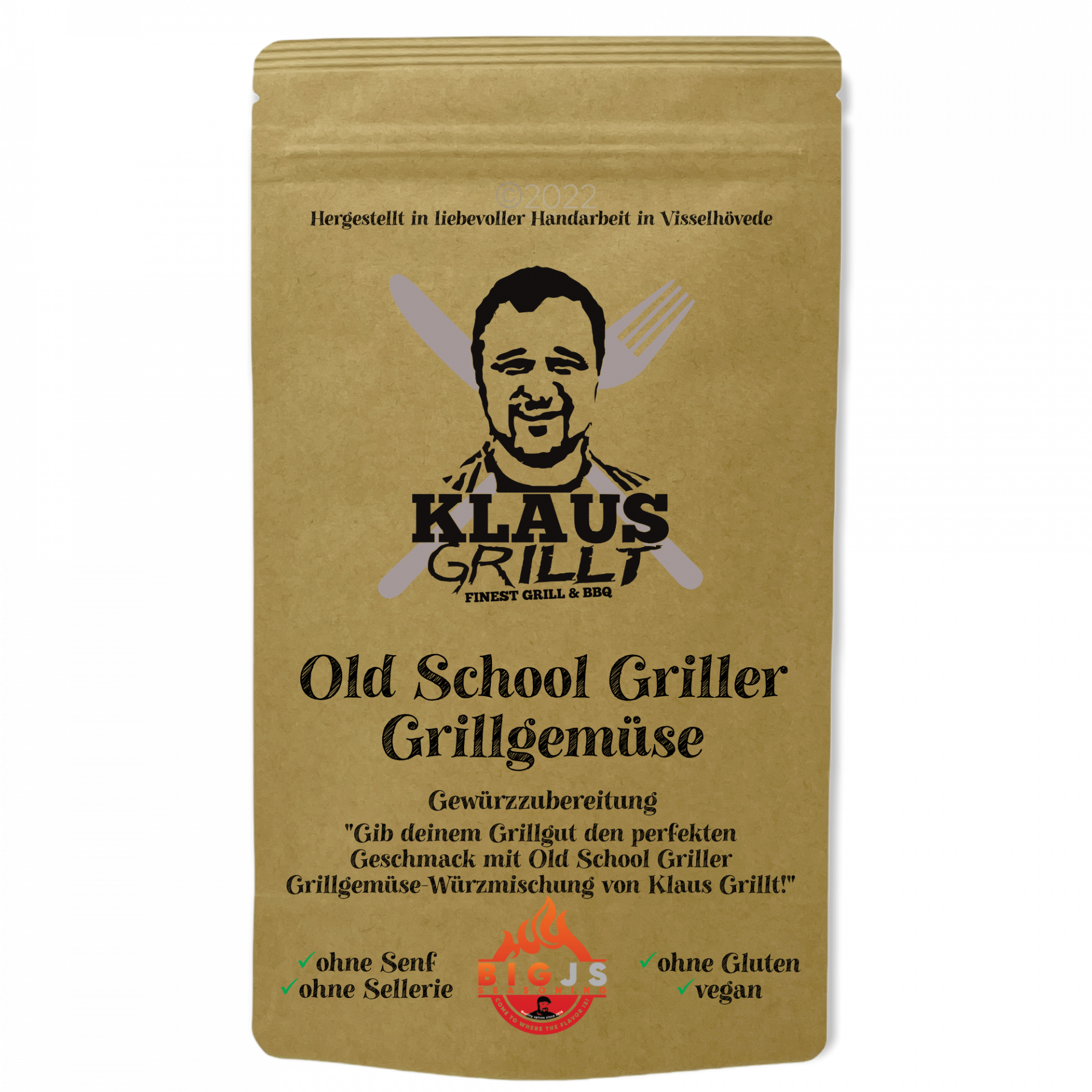 Klaus grillt Old School Griller Grillgemüse 250g Beutel