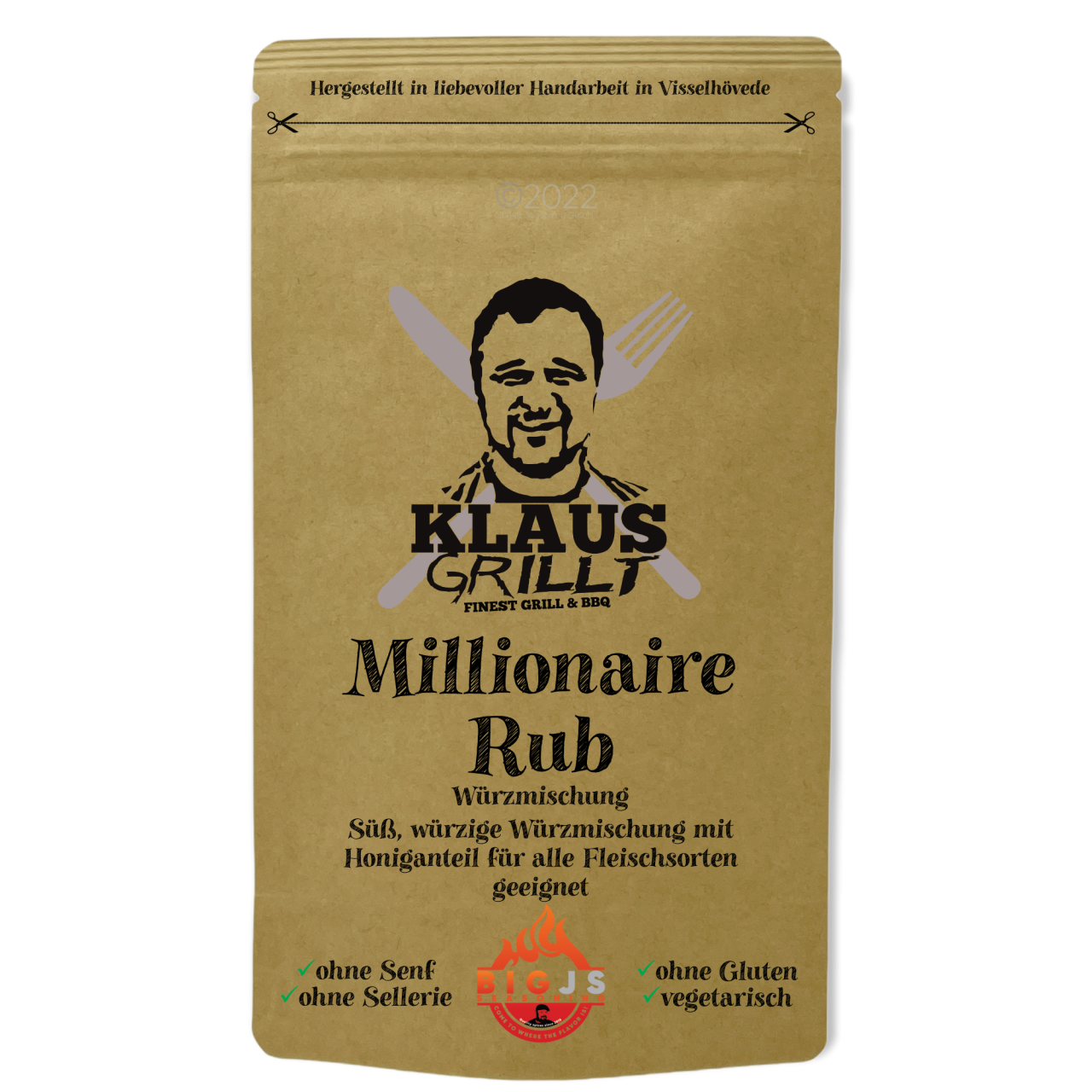 Klaus grillt Millionaire's Rub 250g Beutel