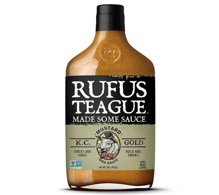 RUFUS TEAGUE KC Gold BBQ Sauce 15 oz