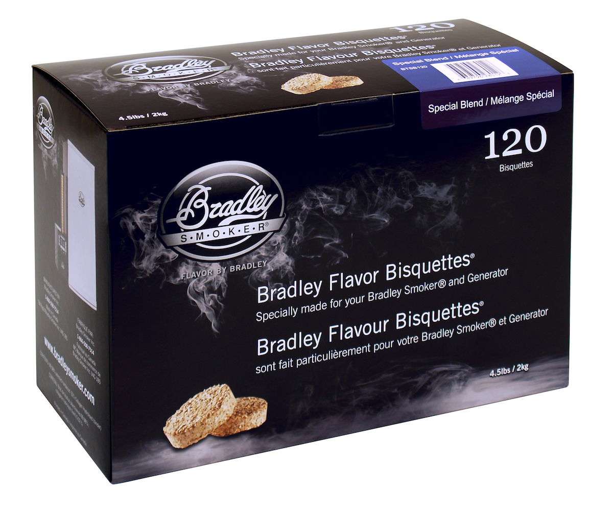 Bradley Smoke Special Blend-Aromabisquetten (120 Stück)