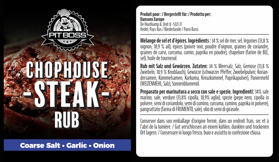 Pit Boss Chophouse Steak Rub